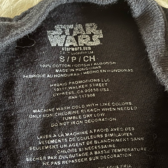 Star Wars Black Cotton Tee - Picture 3 of 4